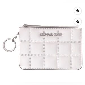 Michael Kors women’s Jet Set Travel small top zip coin pouch in vegan leather